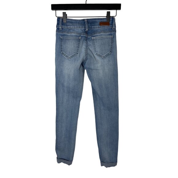 Wax Jean Women’s Skinny Jeans XS 0 Light Wash Stretch Denim Low Rise Casual - Picture 2 of 8